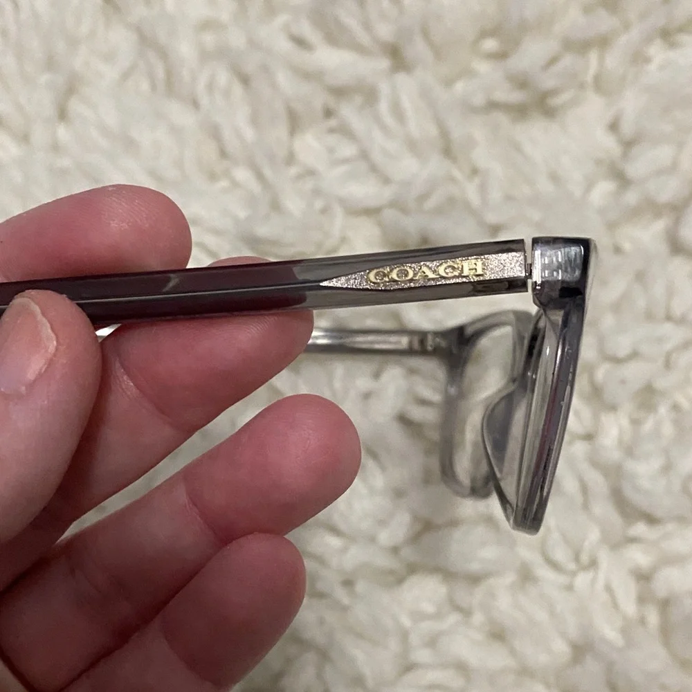 Coach 5176 transparent grey prescription glasses HC 6139U T - Picture 4 of 16